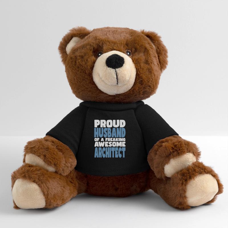Fière épouse d’un sacré bon architecte Nounours RecycelBär® marron