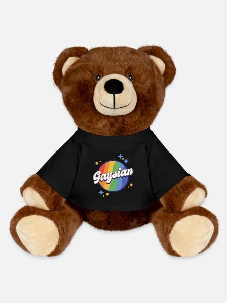 Strahlender Stolz Spektrum - MiniFeet® RecycelBär® Braun - Schwarz