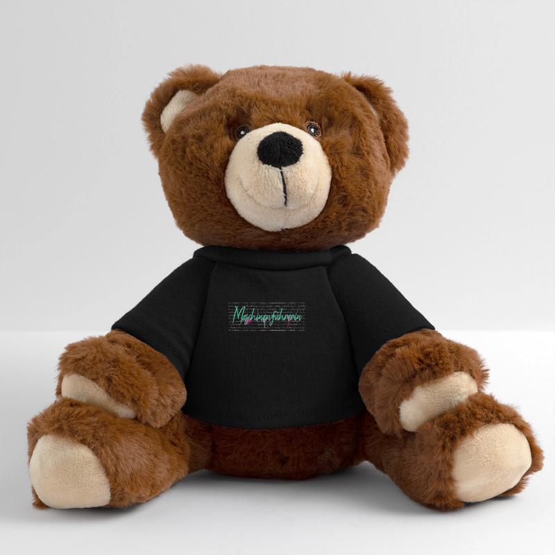 Plant Operator Graduation Gift Machine Operator MiniFeet® RecycelBär® Teddy Bear Brown