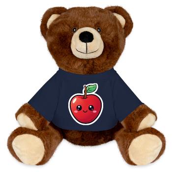 Cerisier Kawai - Nounours RecycelBär® marron - bleu marine - Devant