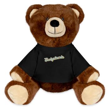 Chauffeur de taxi cadeau de graduation chauffeur de taxi - Nounours RecycelBär® marron - noir - Devant