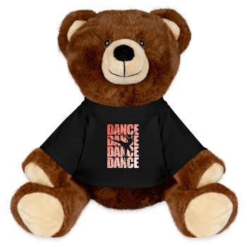 Danse avec la ballerine en ballet - Nounours RecycelBär® marron - noir - Devant