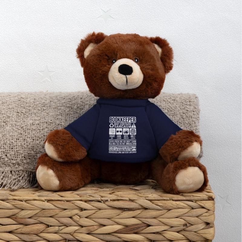 Comptable Sarcasme drôle Cadeau Comptable Nounours RecycelBär® marron