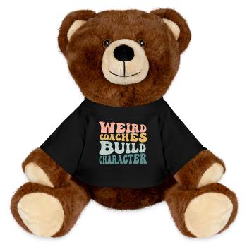 Entraîneurs bizarres Former un entraîneur de caractère - Nounours RecycelBär® marron - noir - Devant