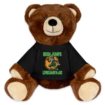 Irish Jumps Leprechaun Basketball - MiniFeet® RecycelBär® Braun - Schwarz - Vorne