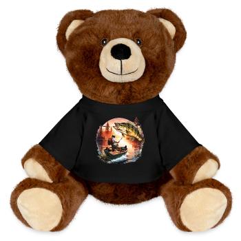 Poisson bar - Nounours RecycelBär® marron - noir - Devant