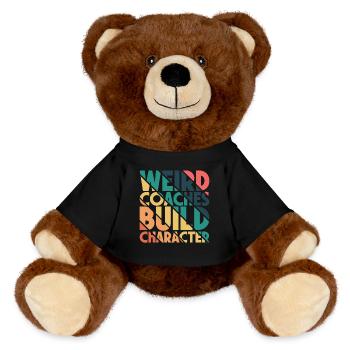 Entraîneurs bizarres Former un entraîneur de caractère - Nounours RecycelBär® marron - noir - Devant
