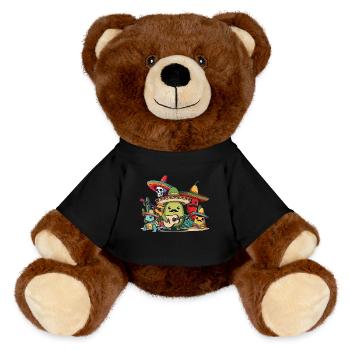 Funny Fiesta Squad Style Vacances Mexicaines - Nounours RecycelBär® marron - noir - Devant