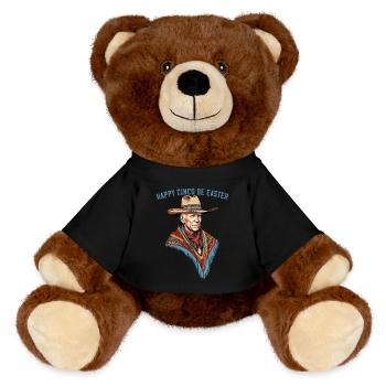 Président confus Satire drôle et humour - Nounours RecycelBär® marron - noir - Devant