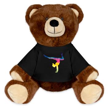 Gymnaste Gymnastique Club de gymnastique Gymnastique Gymnastique - Nounours RecycelBär® marron - noir - Devant