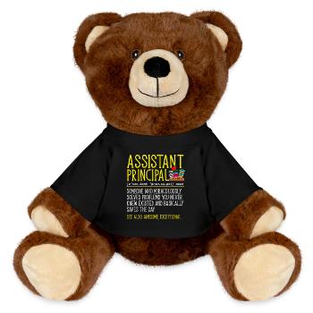 Directeur adjoint - Nounours RecycelBär® marron - noir - Devant