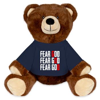 Fear God - MiniFeet® RecycelBär® Teddy Bear Brown - french navy - Front