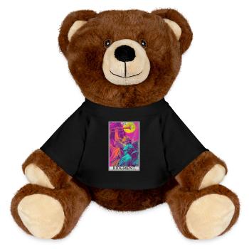 Tarotkarten Tarotkarte 20 Judgment Gericht - MiniFeet® RecycelBär® Braun - Schwarz - Vorne