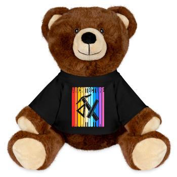 architecte - Nounours RecycelBär® marron - noir - Devant