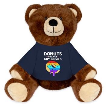 Bagel Bagels - MiniFeet® RecycelBär® Braun - French Navy - Vorne