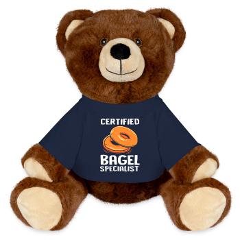Bagel - MiniFeet® RecycelBär® Braun - French Navy - Vorne
