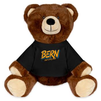 Berne Suisse Souvenir - Nounours RecycelBär® marron - noir - Devant