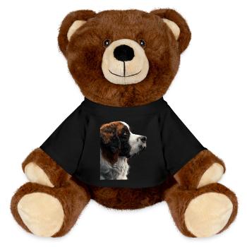 Saint-bernard - Nounours RecycelBär® marron - noir - Devant
