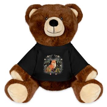 Renard Enfant Enfants Habitants de la forêt Animaux de la forêt Renarde - Nounours RecycelBär® marron - noir - Devant