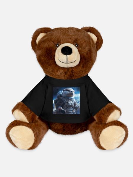 Loutre - Nounours RecycelBär® marron - noir