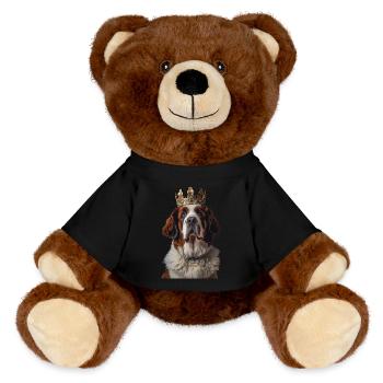 Saint-bernard - Nounours RecycelBär® marron - noir - Devant