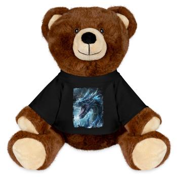Cerf-volant - Nounours RecycelBär® marron - noir - Devant