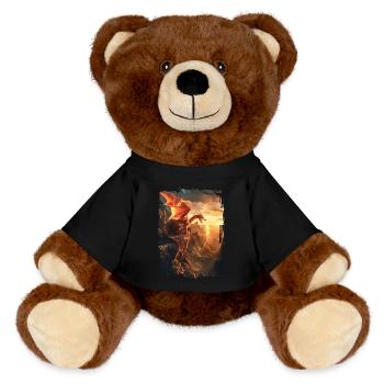 Cerf-volant - Nounours RecycelBär® marron - noir - Devant