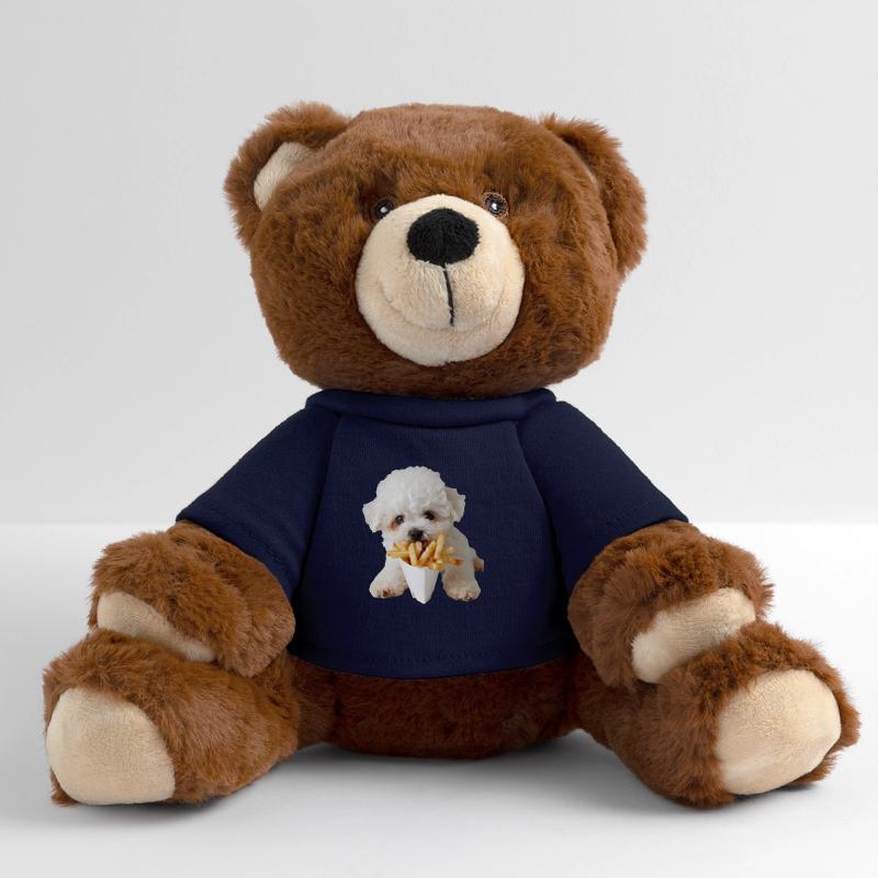Bichon Frisé Nounours RecycelBär® marron