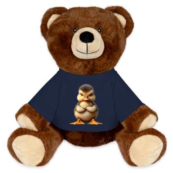 Chick grim 2 - MiniFeet® RecycelBär® Teddy Bear Brown - french navy - Front