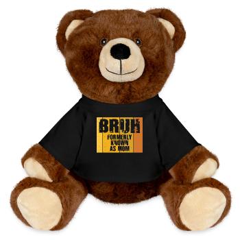Bruh, früher bekannt als Mama - MiniFeet® RecycelBär® Braun - Schwarz - Vorne