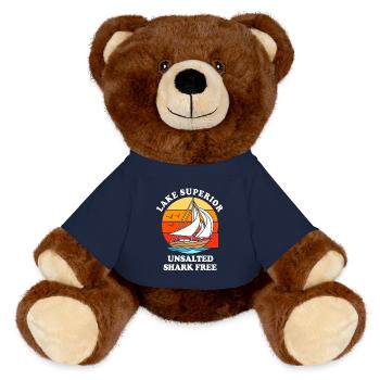 Great Lakes - MiniFeet® RecycelBär® Braun - French Navy - Vorne