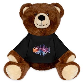 Ede - MiniFeet® RecycelBär® Teddy Bear Brown - black - Front