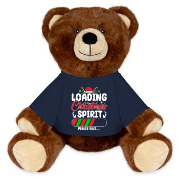 Loading Christmas Spirit Please Wait.... Santa Hol - MiniFeet® RecycelBär® Braun - French Navy - Vorne