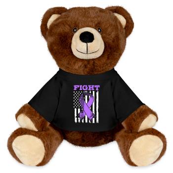 Autoimmune disease - MiniFeet® RecycelBär® Teddy Bear Brown - black - Front