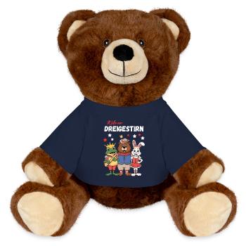 Carnaval Cologne Triumvirat Cologne Alaaf Bear - Nounours RecycelBär® marron - bleu marine - Devant