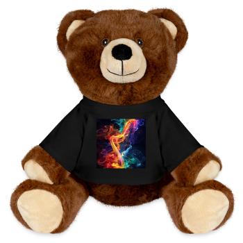 Harpe - Nounours RecycelBär® marron - noir - Devant