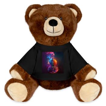 Violon - Nounours RecycelBär® marron - noir - Devant