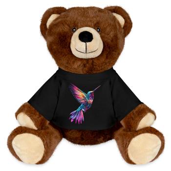 Kolibri - MiniFeet® RecycelBär® Braun - Schwarz - Vorne