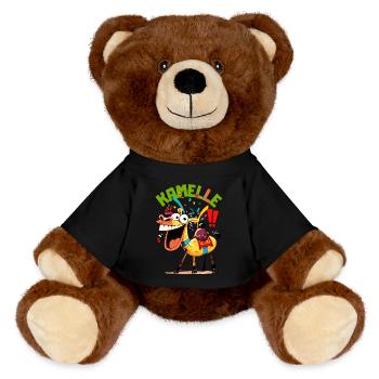 Carnaval Chameau Alaaf Camel Cologne Costume Drôle - Nounours RecycelBär® marron - noir - Devant