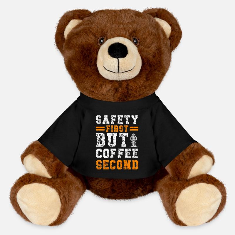 Industrial Climbers Tower Climbers Industrial Climbing - MiniFeet® RecycelBär® Teddy Bear Brown - black