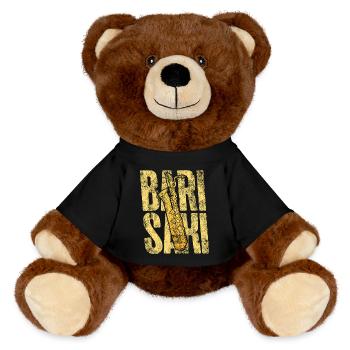 Saxophones Pun Bari Saxi - Nounours RecycelBär® marron - noir - Devant