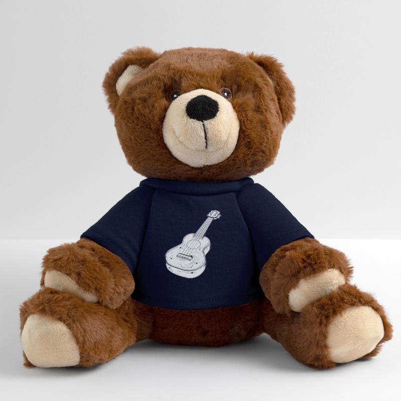 Ukulele Drawing MiniFeet® RecycelBär® Teddy Bear Brown