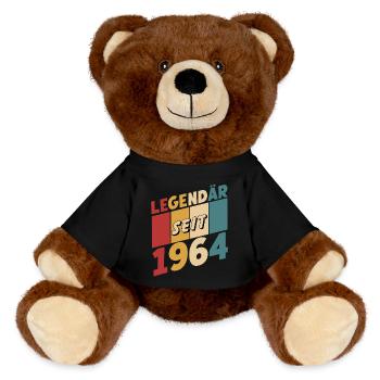 Légendaire depuis 1964 Oh mon dieu comme c’est drôle - Nounours RecycelBär® marron - noir - Devant