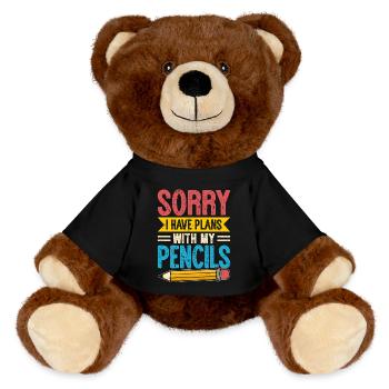 Architecte - Nounours RecycelBär® marron - noir - Devant