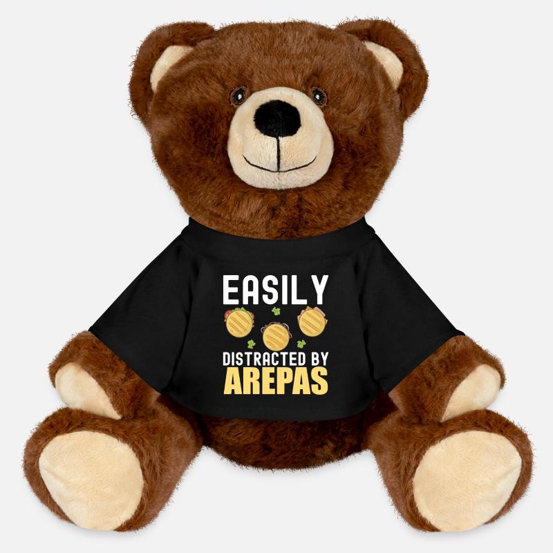 Arepas vénézuélienne - Nounours RecycelBär® marron - noir