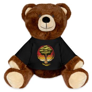 Yggdrasil Nature Musicien Arbre De Vie - Nounours RecycelBär® marron - noir - Devant