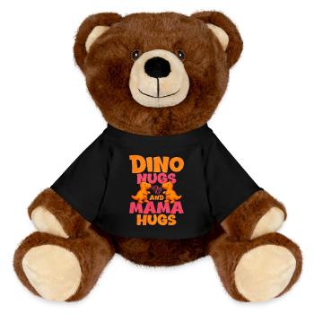 Chicken Nugget - MiniFeet® RecycelBär® Teddy Bear Brown - black - Front