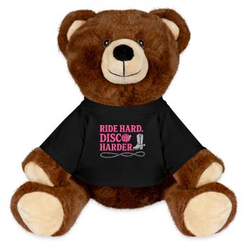 Disco Western Enterrement de vie de jeune fille - Nounours RecycelBär® marron - noir - Devant