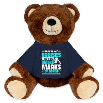 Diving diving board - MiniFeet® RecycelBär® Teddy Bear Brown - french navy - Front