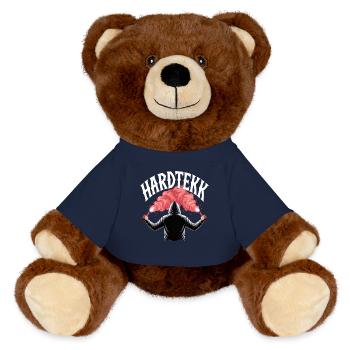 Hardtekk Tekke Allemagne de l’Est - Nounours RecycelBär® marron - bleu marine - Devant